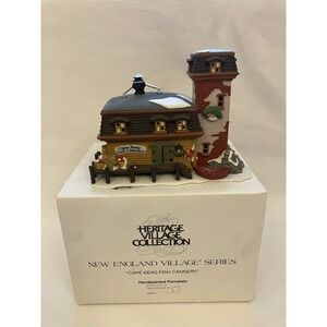 Department 56 Heritage Village New England Cape Keag Fish Cannery 1994 Christmas